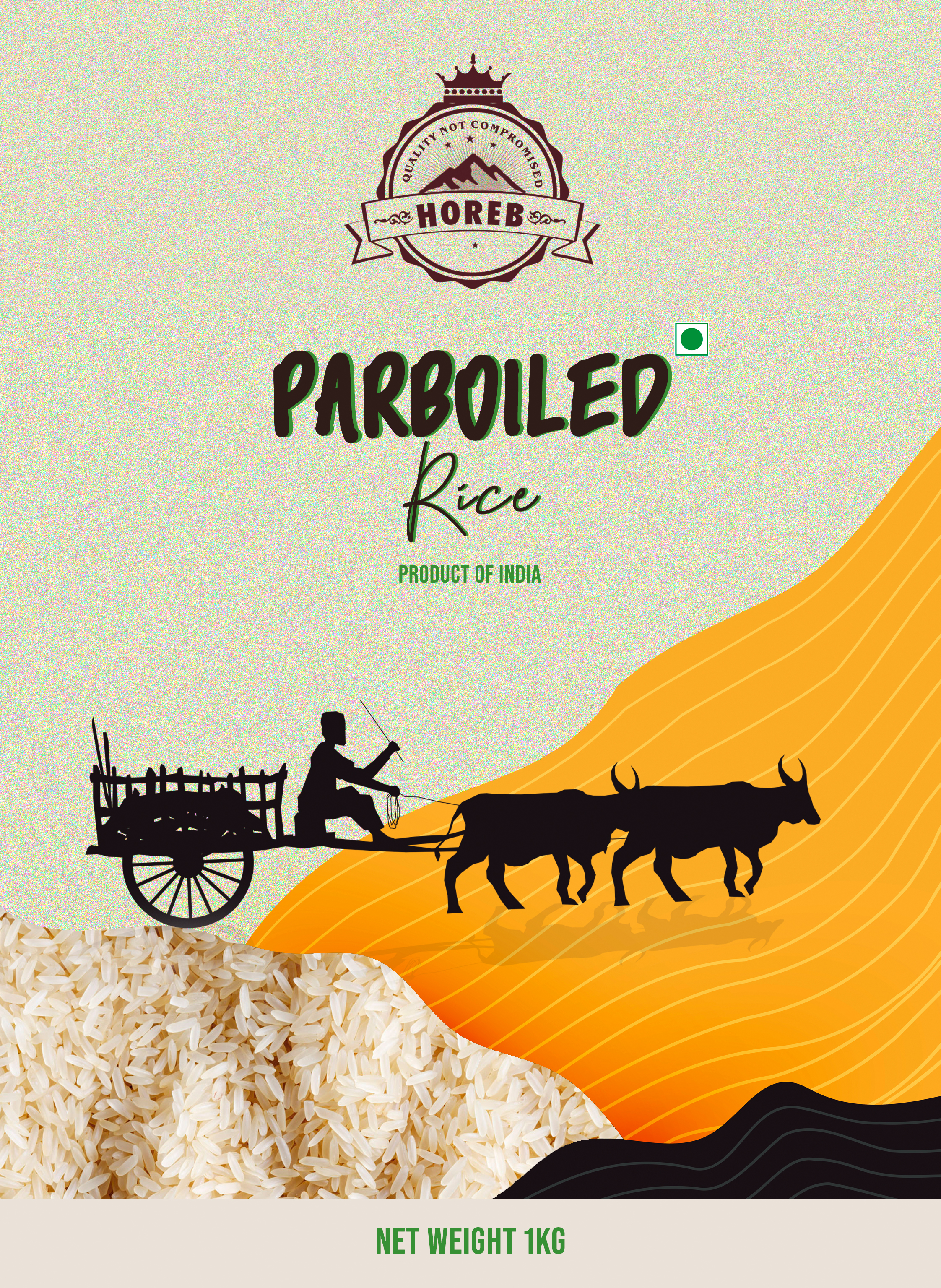 Parboiled Rice - Front